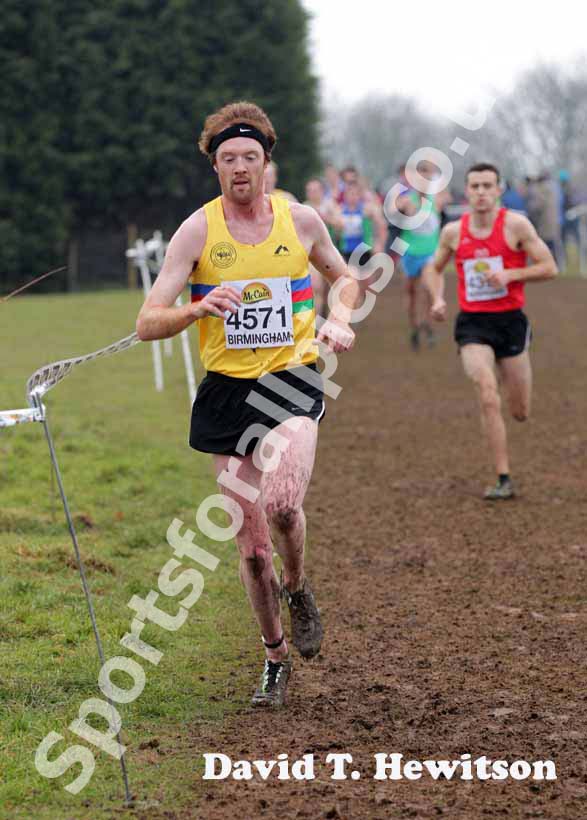 Richard Morrell (North East) during the McCain World Cross Country Trials and Inter Counties.
